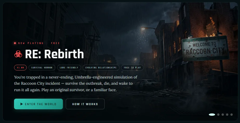 RE: Rebirth featured on the MarrowMyth Worlds page