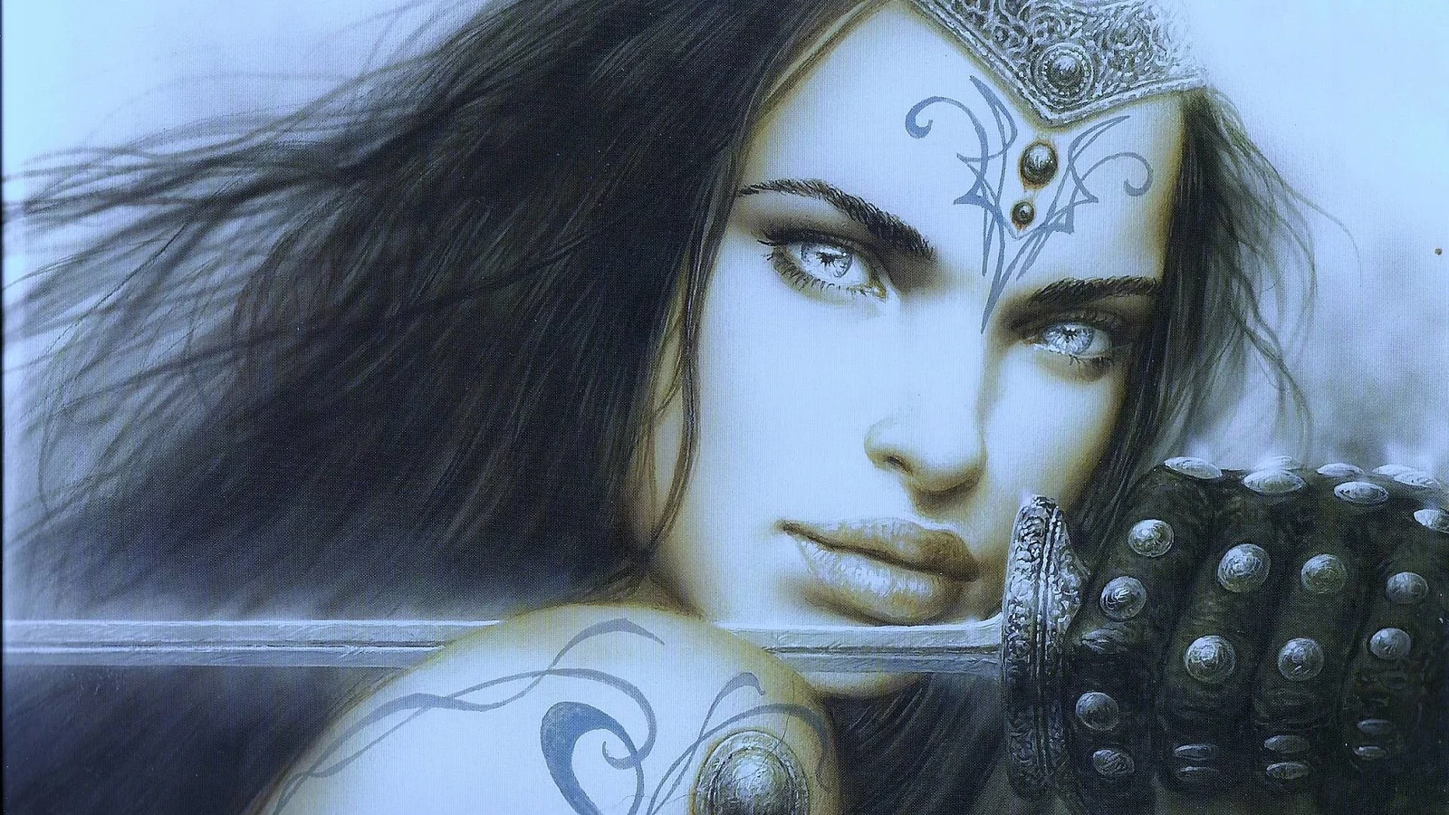Luis Royo — the face, and the modification as accent